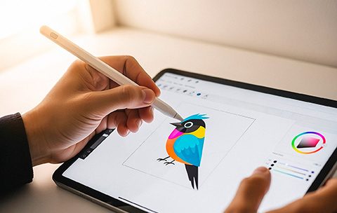 Capa do Curso de Ilustração Digital
